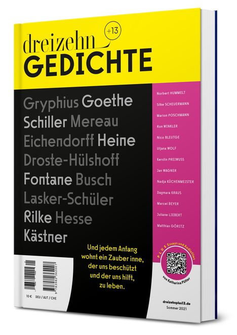 Oliver Wurm: dreizehn +13 Gedichte, Buch