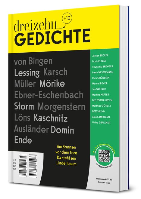 Oliver Wurm: dreizehn +13 Gedichte, Buch