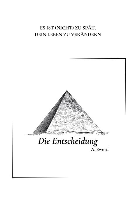 Ana Sword: Die Entscheidung, Buch