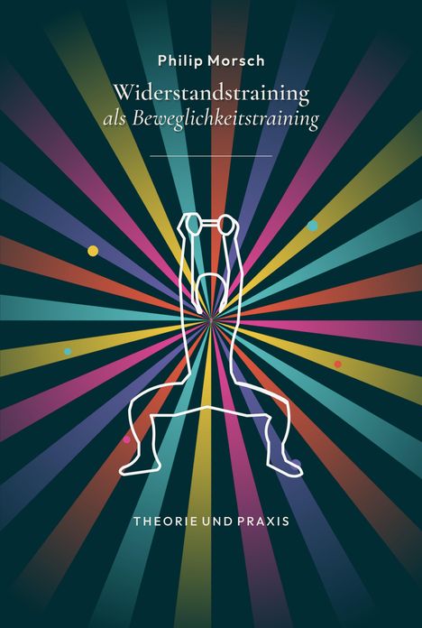 Philip Morsch, Widerstandstraining als Beweglichkeitstraining, Theorie und Praxis. Illustration mit bunten Strahlen.