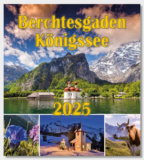 Berchtesgaden Königssee Postkartenkalender 2025, Kalender