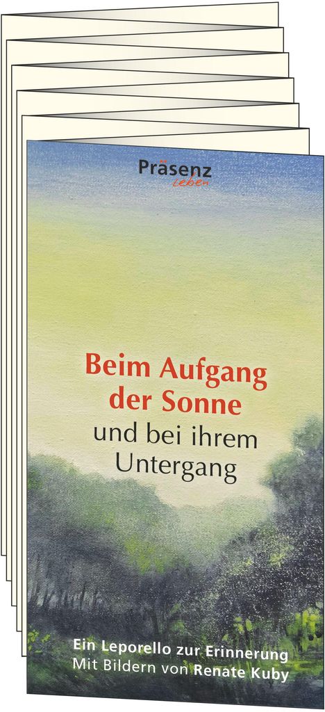 Beim Aufgang der Sonne und bei ihrem Untergang, Buch