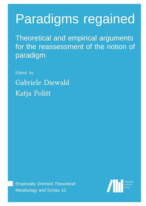 Gabriele Diewald: Paradigms regained, Buch
