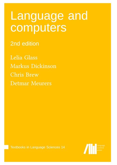 Markus Dickinson: Language and computers, Buch