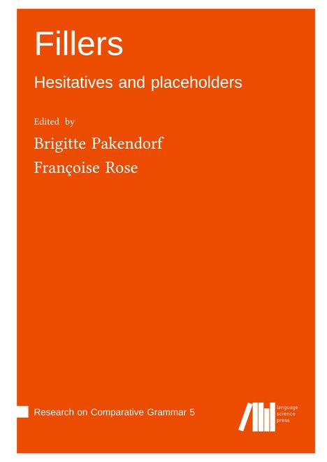 Fillers : Hesitatives and placeholders, Buch