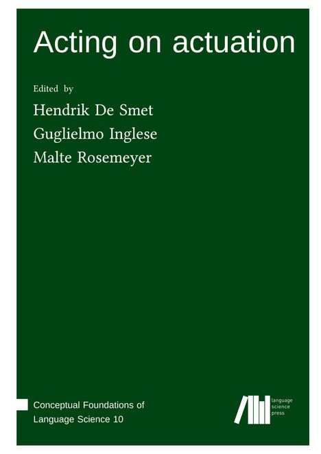 Acting on actuation, Buch