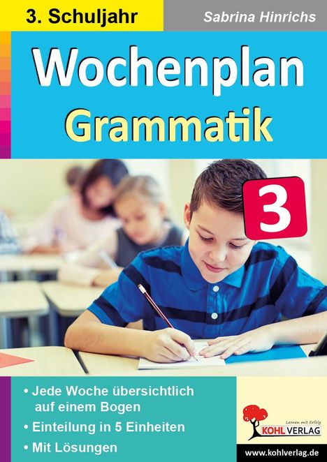 Wochenplan Grammatik / Klasse 3, Buch