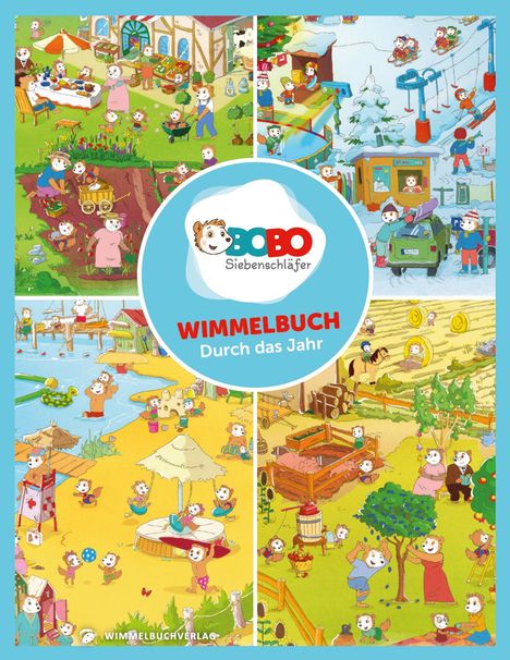 Animation Jep-: Bobo Siebenschläfer Wimmelbuch - Durch das Jahr mit Bobo Siebenschläfer, Buch
