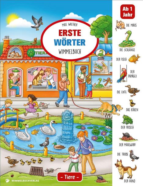 Erste Wörter Wimmelbuch Tiere, Buch