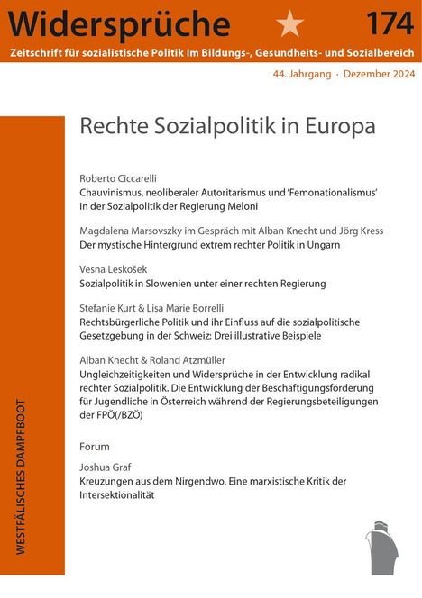 Rechte Sozialpolitik in Europa, Buch