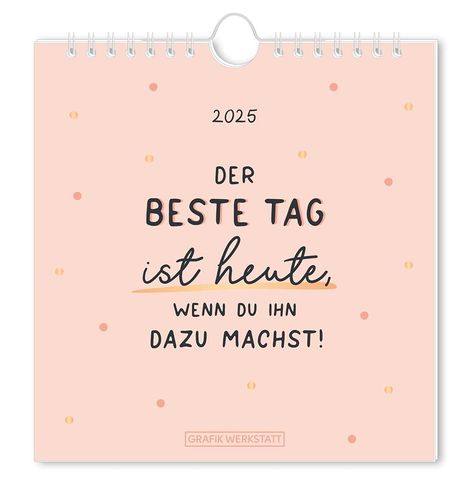 Postkartenkalender 2025 Der beste Tag, Kalender