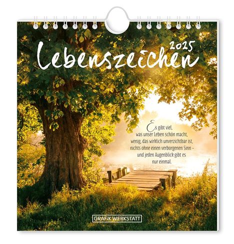 Postkartenkalender 2025 Lebenszeichen, Kalender