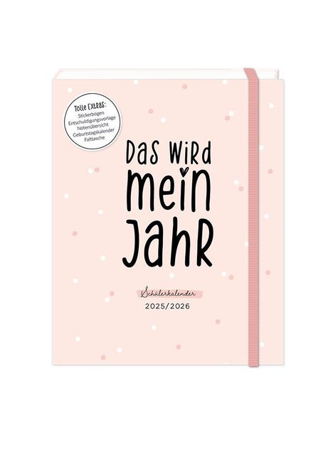 Schülerkalender 2025 / 2026 Das wird mein Jahr, Buch