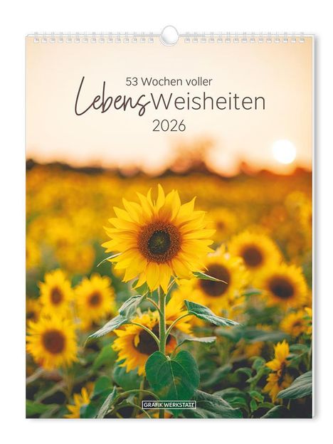 Wochenkalender 2026 LebensWeisheiten, Kalender