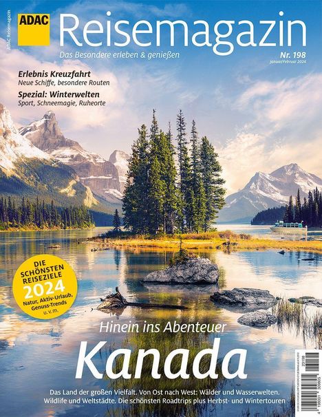 ADAC Reisemagazin mit Titelthema Kanada, Buch