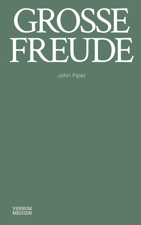 John Piper: Große Freude, Buch