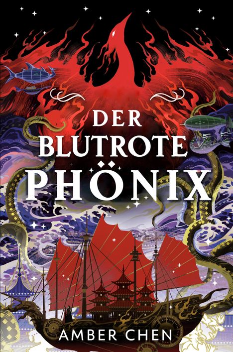 Amber Chen: Der blutrote Phönix (Der Sturz des Drachen 2), Buch