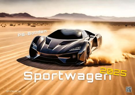 Sportwagen - PS-Boliden - 2025 - Kalender DIN A2, Kalender