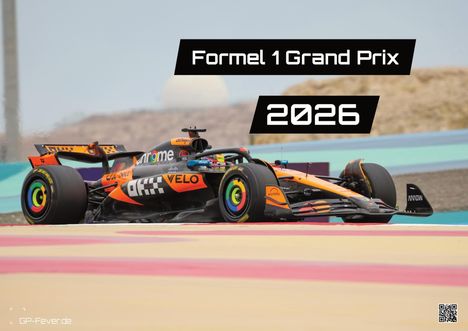 Formel 1 - Grand Prix - 2026 - F1 Kalender DIN A2, Kalender
