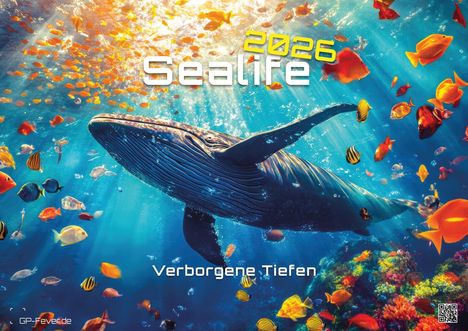 Sealife - verborgene Tiefen - 2026 - Kalender DIN A2, Kalender