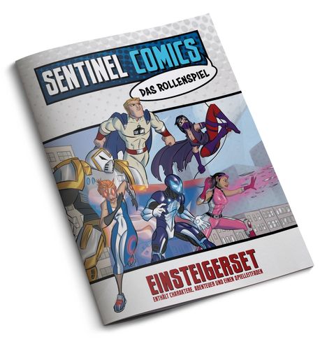 Christopher Badell: Sentinel Comics - Das Rollenspiel - Einsteigerset, Buch
