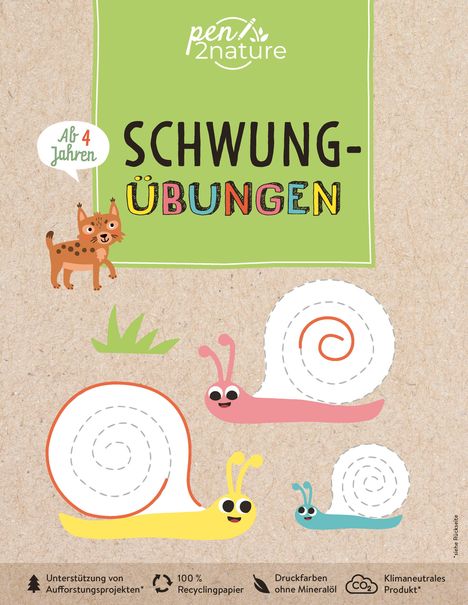 Schwungübungen für Kinder ab 4 Jahren, Buch