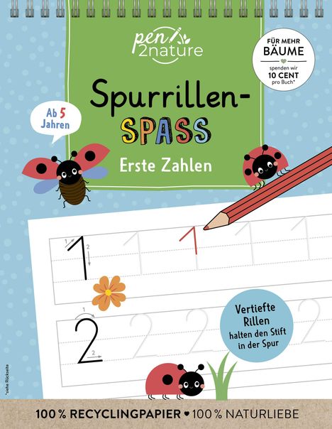 Spurrillen-Spaß Erste Zahlen, Buch