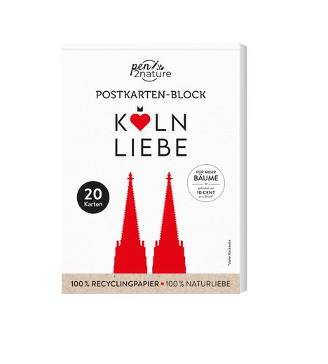 Postkartenblock Köln-Liebe, Buch