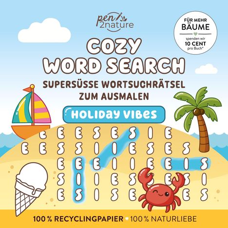 Cozy Word Search Holiday Vibes, Buch
