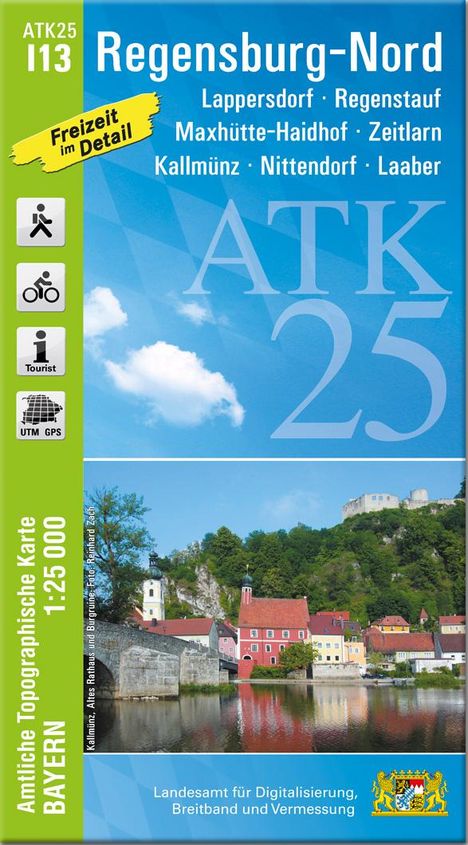 ATK25-I13 Regensburg-Nord (Amtliche Topographische Karte 1:25000), Karten