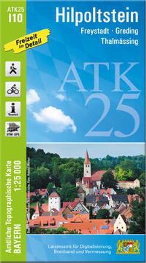 ATK25-I10 Hilpoltstein (Amtliche Topographische Karte 1:25000), Karten