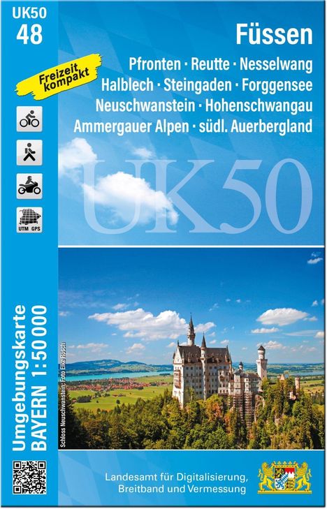 UK50-48 Füssen (Umgebungskarte 1:50000), Karten