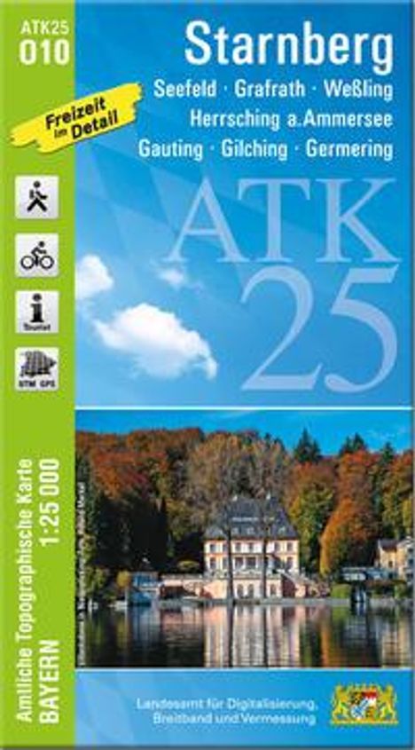 ATK25-O10 Starnberg (Amtliche Topographische Karte 1:25000), Karten