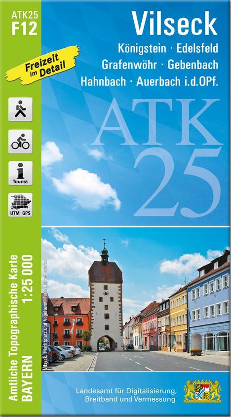 ATK25-F12 Vilseck (Amtliche Topographische Karte 1:25000), Karten