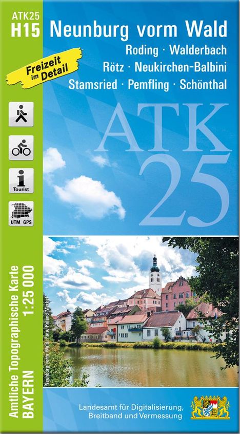 ATK25-H15 Neunburg vorm Wald (Amtliche Topographische Karte 1:25000), Karten