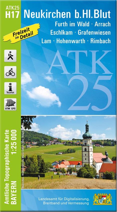 ATK25-H17 Neukirchen b.Hl.Blut (Amtliche Topographische Karte 1:25000), Karten