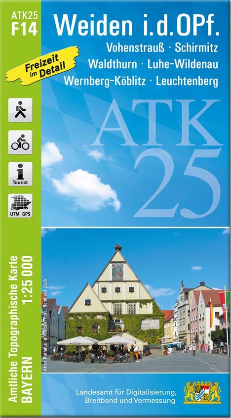 ATK25-F14 Weiden i.d.OPf. (Amtliche Topographische Karte 1:25000), Karten