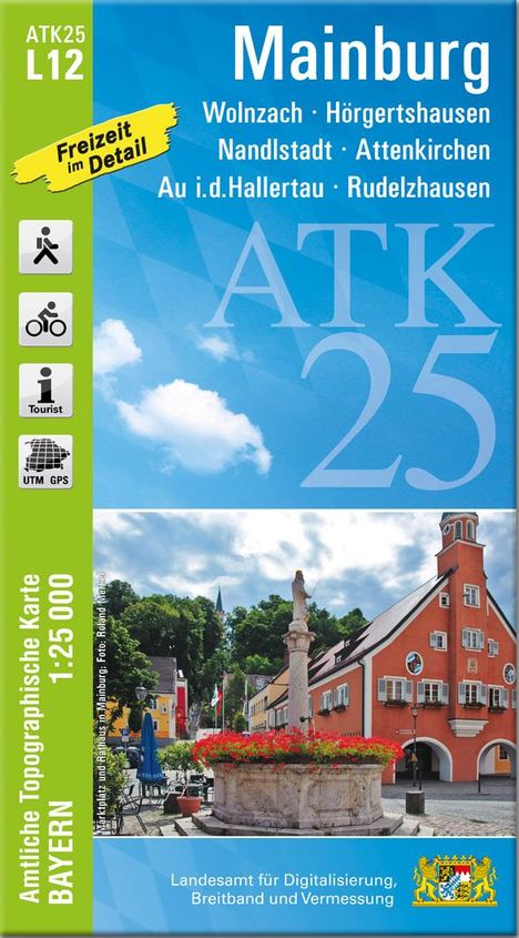 ATK25-L12 Mainburg (Amtliche Topographische Karte 1:25000), Karten
