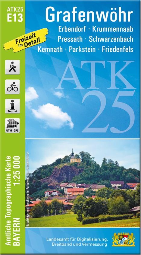 ATK25-E13 Grafenwöhr (Amtliche Topographische Karte 1:25000), Karten