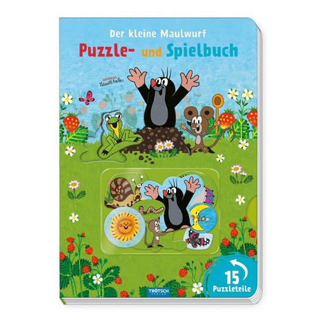 Trötsch Der kleine Maulwurf Puzzle- und Spielbuch Pappenbuch, Buch