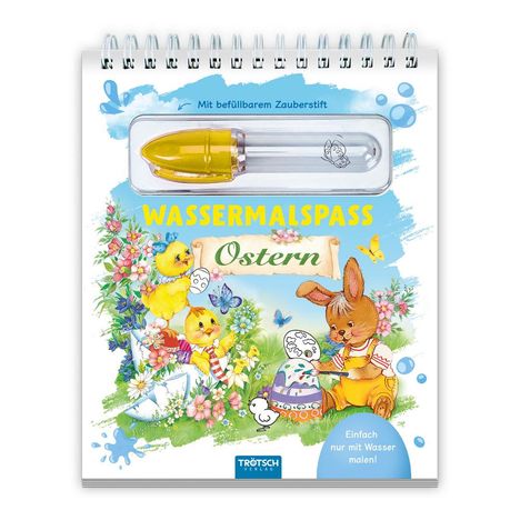 Trötsch Wassermalspaß mit Zauberstift Ostern, Buch