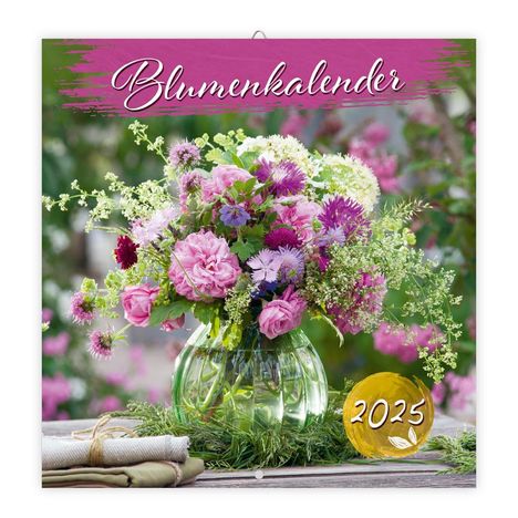 Trötsch Broschürenkalender Blumenkalender 2025, Kalender