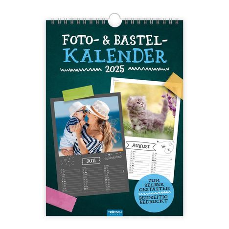 Trötsch Foto- und Bastelkalender A4 2025, Kalender