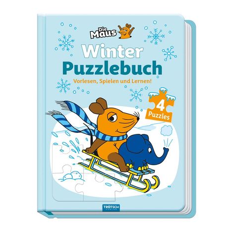Trötsch Die Maus Winter-Puzzlebuch Puzzlebuch, Buch
