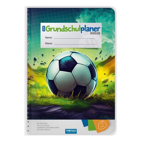 Trötsch Grundschulplaner Soccer 25/26, Buch