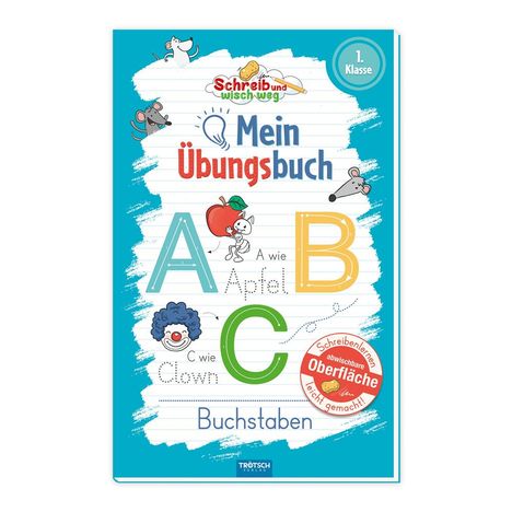 Trötsch Mein Übungsbuch Schreib und wisch weg Buchstaben, Buch