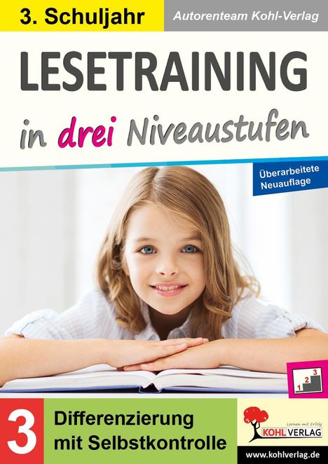 Lesetraining in drei Niveaustufen / Klasse 3, Buch