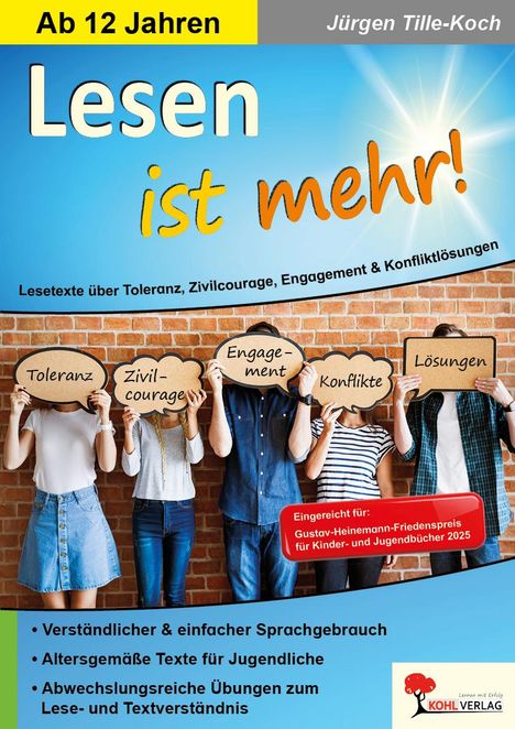 Jürgen Tille-Koch: Lesen ist mehr!, Buch