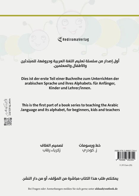 Z. Koudri: Learning to write the arabic Alphabet - Das arabische Alphabet für Anfänger und Kinder lernen, Buch