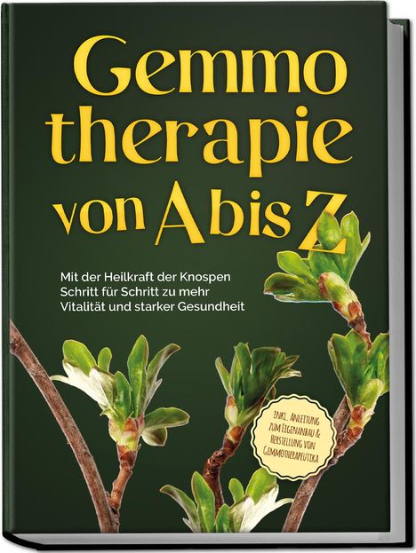 Karin Thiemann: Gemmotherapie von A bis Z: Mit der Heilkraft der Knospen Schritt für Schritt zu mehr Vitalität und starker Gesundheit - inkl. Anleitung zum Eigenanbau &amp; Herstellung von Gemmotherapeutika, Buch